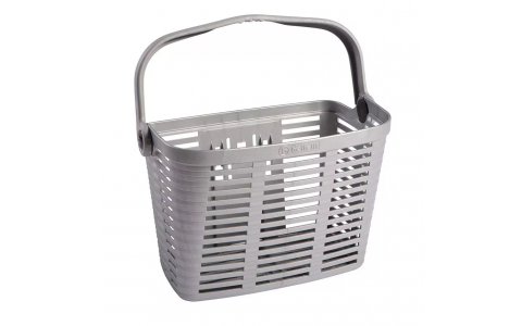 bellelli PLASTOVÝ PREDNÝ KOŠÍK na E-BIKE strieborná