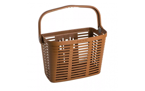 BELLELLI PLASTOVÝ PREDNÝ KOŠÍK na E-BIKE hnedý