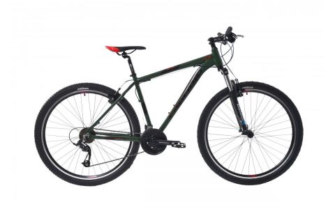 HORSKÝ BICYKEL CAPRIOLO LC 9.1 MTB 29"/21AL, ZELENO-ČERVENÝ, VEĽ. 21",2024