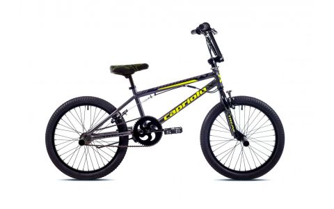 DETSKÝ BICYKEL CAPRIOLO  TOTEM  20"/10,5" ŽLTO-SIVÝ, 2023