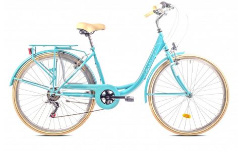 MESTSKÝ BICYKEL CAPRIOLO DIANA 28"/20" TYRKYSOVÝ, 2024