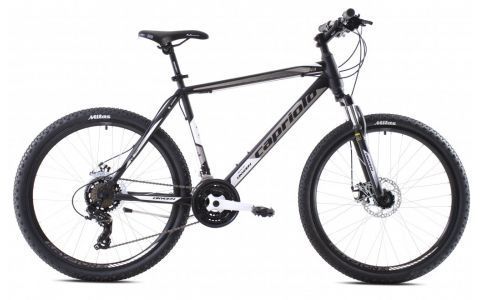 HORSKÝ BICYKEL CAPRIOLO MTB OXYGEN 26"/21HT black silver white 22"