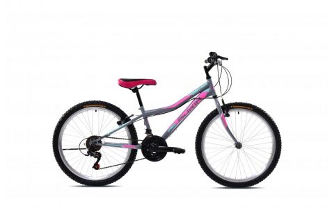 DETSKÝ BICYKEL CAPRIOLO ADRIA STINGER 24/7HT BLACK-PINK 2025