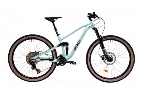 HORSKÝ BICYKEL CAPRIOLO MTB -FS- ALL-GO 9.7  TURQUOISE 17,5"
