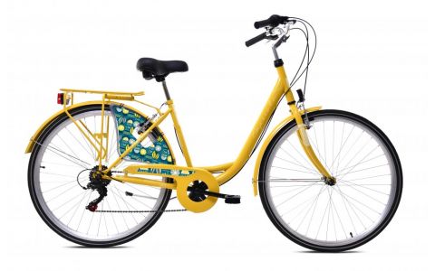 MESTSKÝ BICYKEL CAPRIOLO DIANA 28"X20" ŽLTÁ, 2023