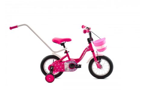 DETSKÝ BICYKEL CAPRIOLO VIOLA 12"/6.5" RUŽOVO-BIELY 2025
