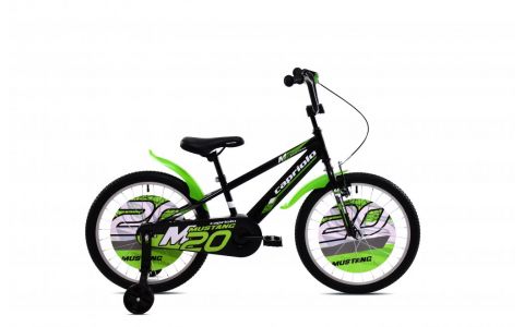 DETSKÝ BICYKEL CAPRIOLO BMX 20"HT MUSTANG black--lime