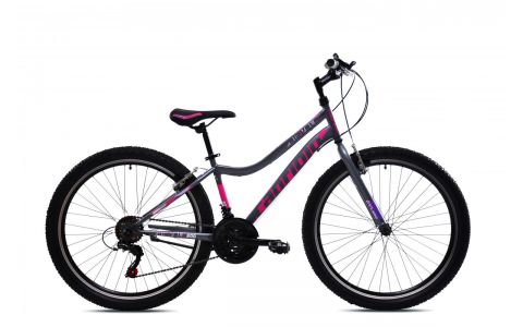DETSKÝ BICYKEL CAPRIOLO DIAVOLO 600/18HT grey-pink DETSKÝ BICYKEL CAPRIOLO DIAVOLO 600/18HT grey-pink