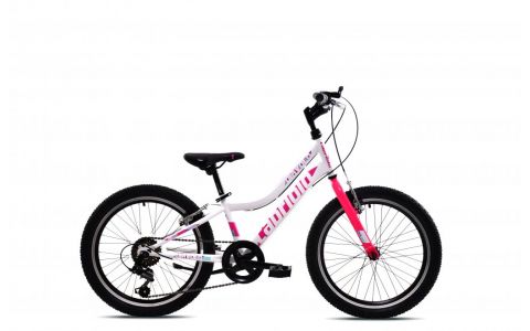 DETSKÝ BICYKEL CAPRIOLO DIAVOLO 200 20"X11" BIELO-RUŽOVE, 2025
