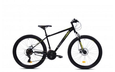 HORSKÝ BICYKEL CAPRIOLO OXYGEN "26/16" ČIERNO-ZELENY