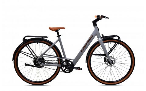 ELEKTRICKÝ BICYKEL BELT DRIVE GREY-BEIGE