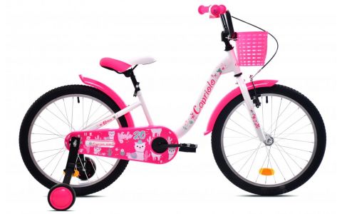 DETSKÝ BICYKEL CAPRIOLO BMX 20"HT VIOLA  white pink