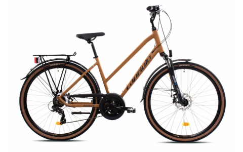 TREKINGOVÝ BICYKEL CAPRIOLO TOURING ROADSTER mustard TREKINGOVÝ BICYKEL CAPRIOLO TOURING ROADSTER mustard