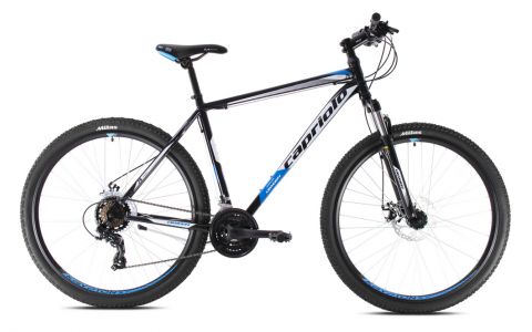 HORSKÝ BICYKEL CAPRIOLO OXYGEN, 29"/21" BIELO-MODRO-ČIERNÝ, 2023