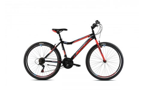 HORSKÝ BICYKEL CAPRIOLO DIAVOLO DX 600  26"/17"  ČIERNO-ČERVENÝ 2023