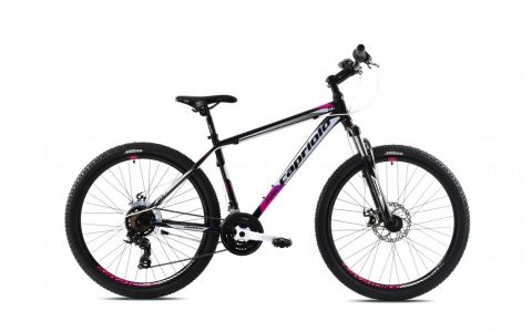 HORSKÝ BICYKEL CAPRIOLO OXYGEN 27.5"/18" HT ČIERNO-RUŽOVÝ 2025