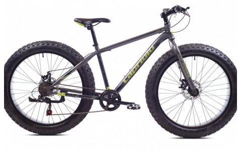 FAT BIKE CAPRIOLO FAT BOY 26 GRAY-YELLOW