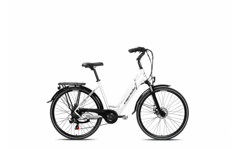 ELEKTRICKÝ BICYKEL CAPRIOLO E-BIKE E-CITY LADY 28,WHITE ELEKTRICKÝ BICYKEL CAPRIOLO E-BIKE E-CITY LADY 28,WHITE