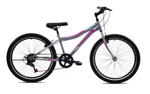 DETSKÝ BICYKEL CAPRIOLO ADRIA STINGER 20/7HT SIVO-PINK 2025