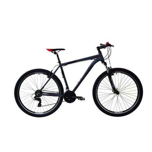 HORSKÝ BICYKEL CAPRIOLO LC 9.1 MTB 29"/21AL, SIVO-ČERVENÝ, VEĽ. 19",  2024