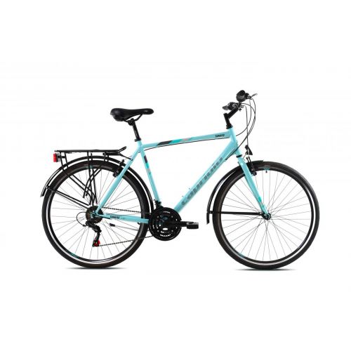 TREKINGOVÝ BICYKEL CAPRIOLO SUNRISE MAN 28"/20" TYRKYSOVÝ, 2023