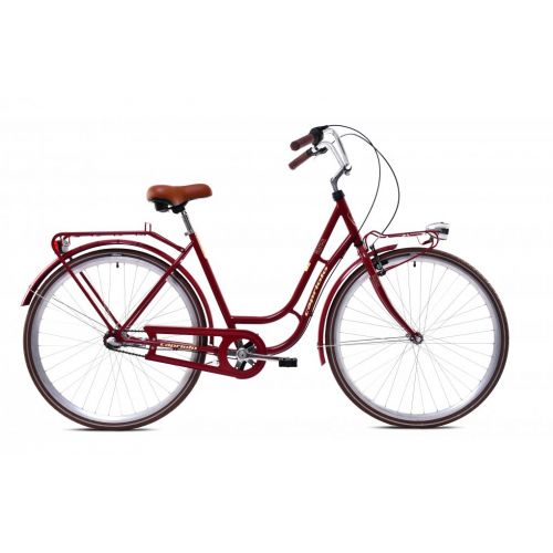 MESTSKÝ BICYKEL CAPRIOLO BIANKA 28"X20" BORDO, 2024