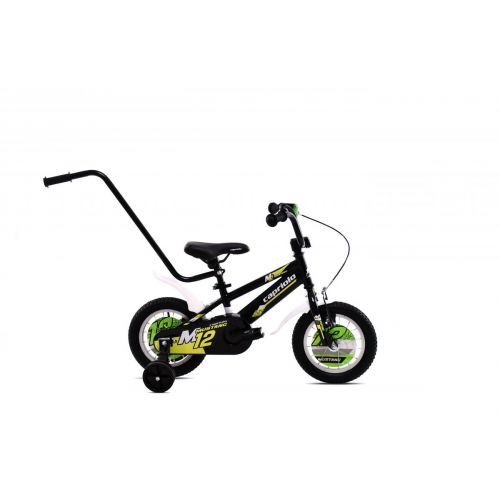DETSKÝ BICYKEL CAPRIOLO MUSTANG 16"/8" ČIERNO-LIME 2025