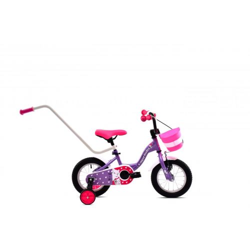DETSKÝ BICYKEL CAPRIOLO VIOLA 12"/6.5" FIALOVO-RUŽOVÝ 2025