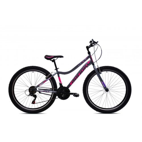DETSKÝ BICYKEL CAPRIOLO MTB DIAVOLO 600/18HT gray purple