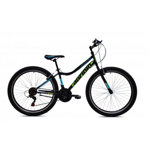 HORSKÝ BICYKEL CAPRIOLO DIAVOLO 600 26"/14" ČIERNO-ZELENÝ