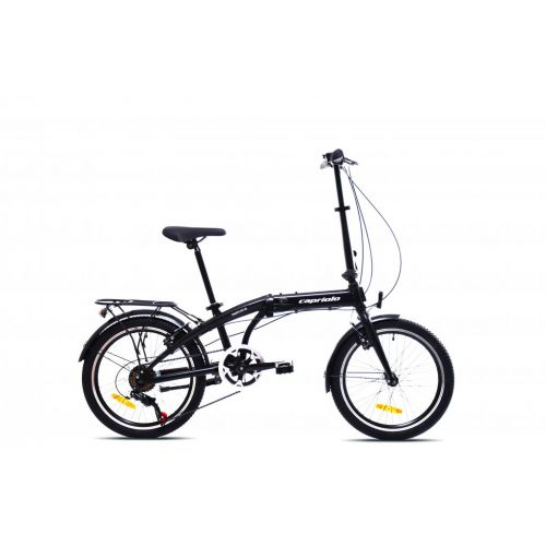 SKLADACÍ BICYKEL CAPRIOLO FOLDING TRAVELLER ALLOY 6 SPEED BLACK