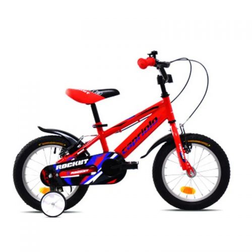 DETSKÝ BICYKEL CAPRIOLO ROCKET 14" ČERVENÝ