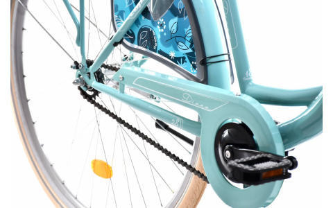 MESTSKÝ BICYKEL CAPRIOLO TOUR-DIANA CITY 28"/1HT Tirkiz
