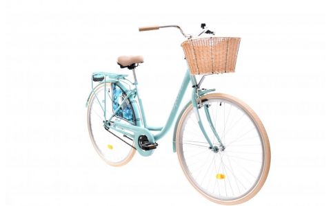 MESTSKÝ BICYKEL CAPRIOLO TOUR-DIANA CITY 28"/1HT tirkiz  1 speed with basket