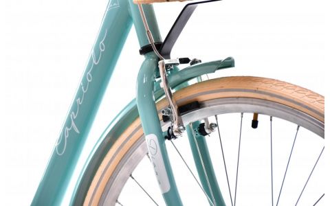 MESTSKÝ BICYKEL CAPRIOLO TOUR-DIANA CITY 28"/1HT tirkiz  1 speed with basket