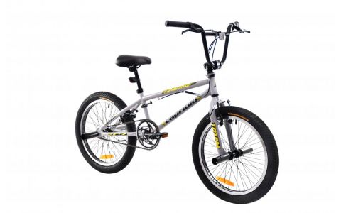DETSKÝ BICYKEL CAPRIOLO BMX 20"HT TOTEM grey yelow