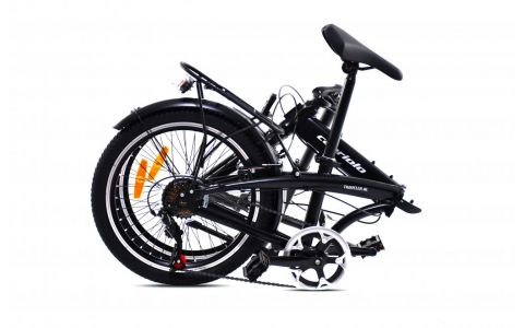 SKLADACÍ BICYKEL CAPRIOLO FOLDING TRAVELLER ALLOY 6 SPEED BLACK