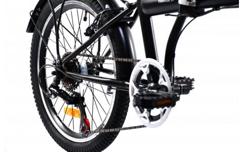 SKLADACÍ BICYKEL CAPRIOLO FOLDING TRAVELLER ALLOY 6 SPEED BLACK