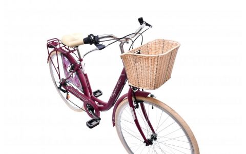 MESTSKÝ BICYKEL CAPRIOLO TOUR-DIANA CITY 28"/6HT violet-with basket