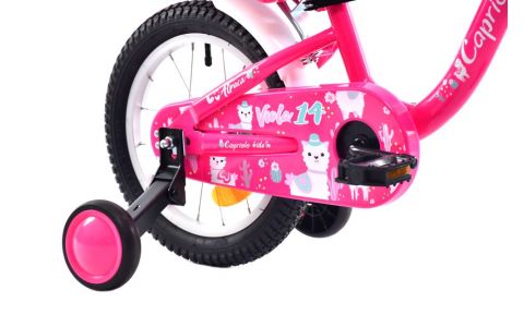 DETSKÝ BICYKEL CAPRIOLO BMX 14"HT VIOLA pink white