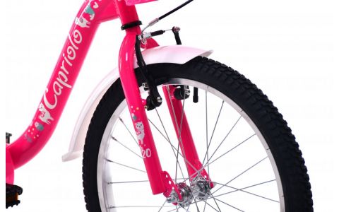 DETSKÝ BICYKEL CAPRIOLO BMX 20"HT VIOLA  pink white