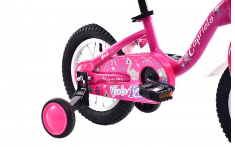 DETSKÝ BICYKEL CAPRIOLO BMX 12"HT VIOLA pink white