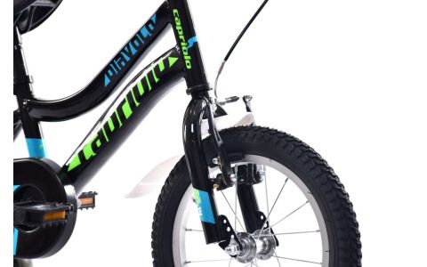DETSKÝ BICYKEL CAPRIOLO DIAVOLO KID 14"HT black green