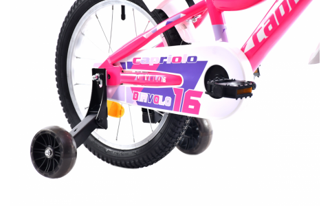 DETSKÝ BICYKEL CAPRIOLO DIAVOLO KID 16"HT pink violet
