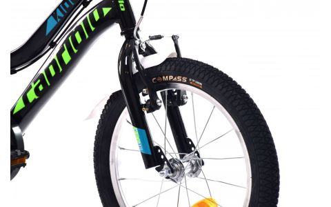 DETSKÝ BICYKEL CAPRIOLO KIDO 16" BLACK GREEN