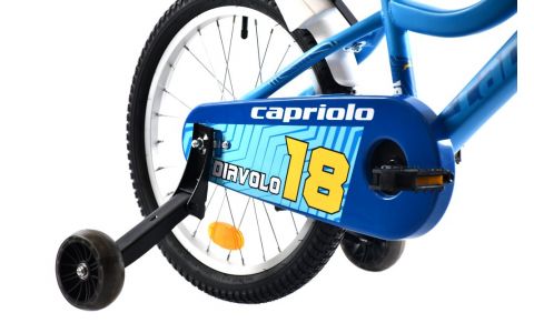 DETSKÝ BICYKEL CAPRIOLO DIAVOLO KID 18"HT blue yellow