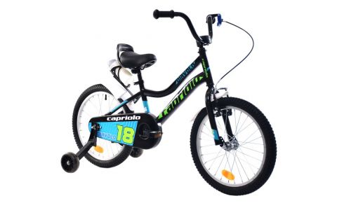 DETSKÝ BICYKEL CAPRIOLO DIAVOLO KID 18"HT black green