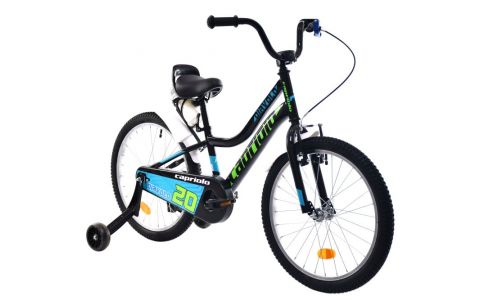 DETSKÝ BICYKEL CAPRIOLO DIAVOLO KID 20"HT black green